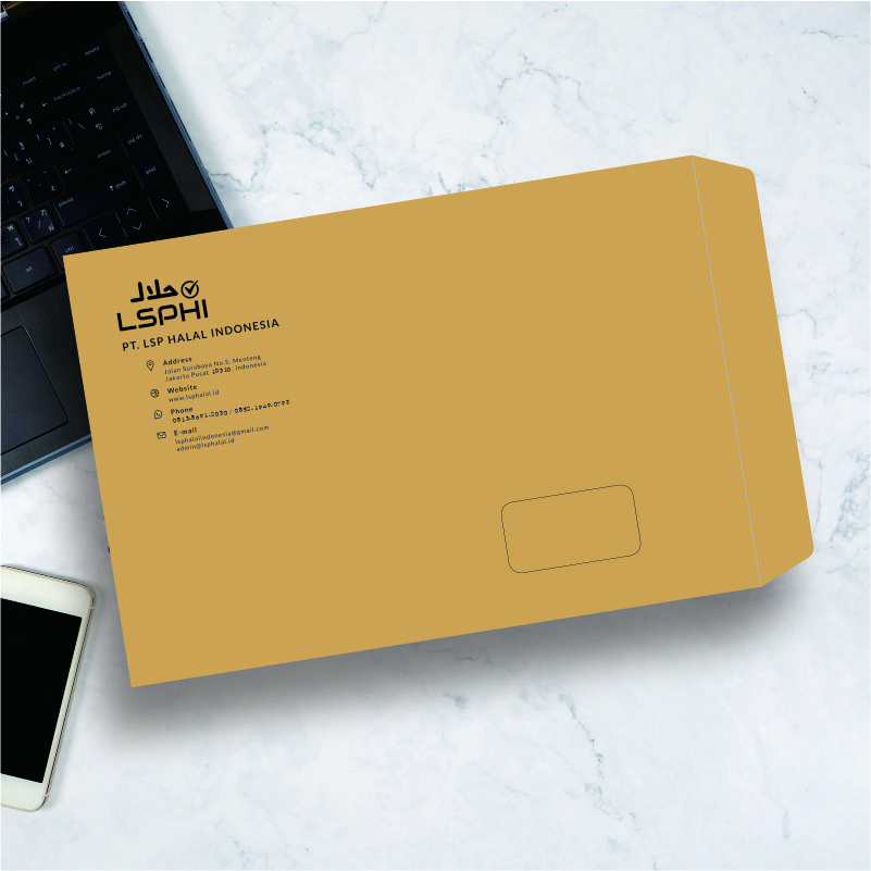 Amplop Folio Coklat